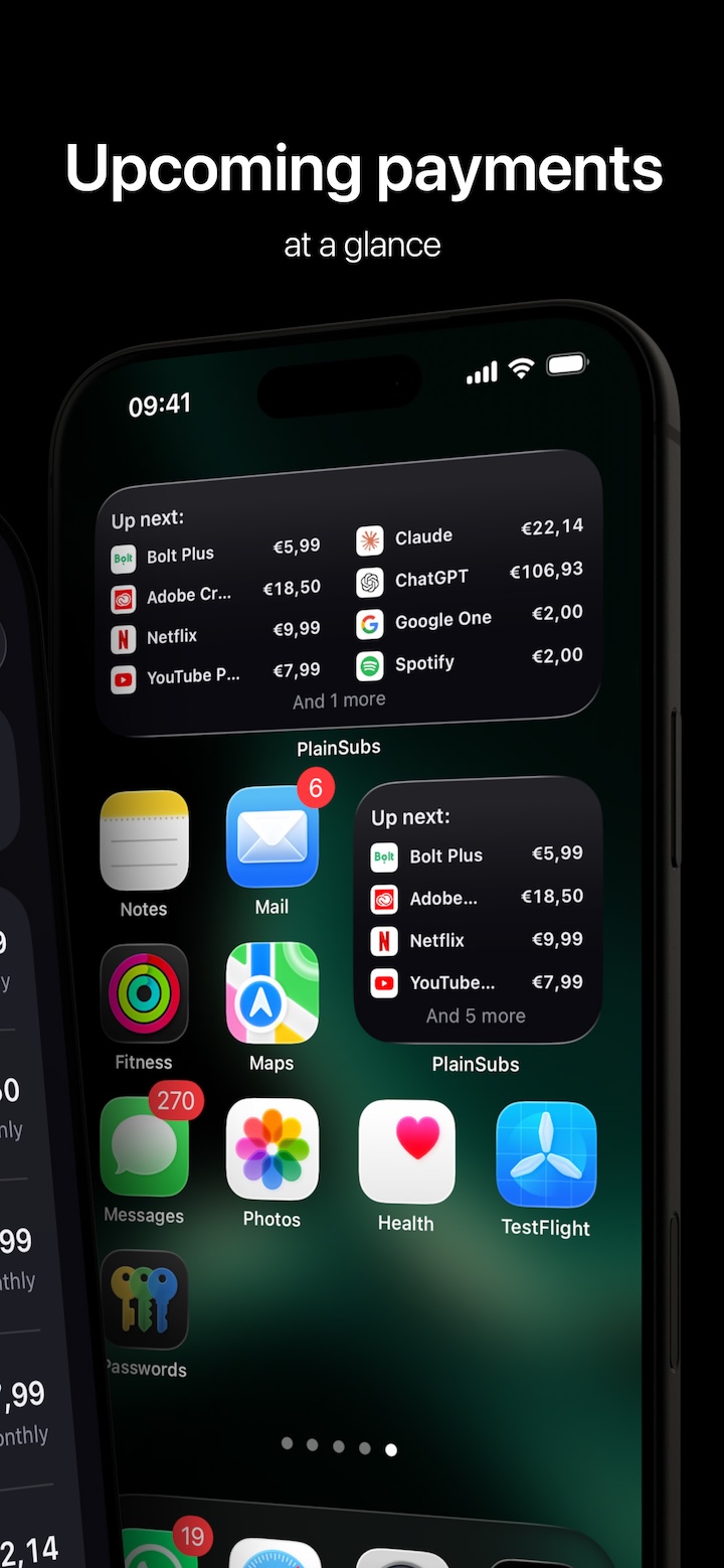 PlainSubs screenshot 2
