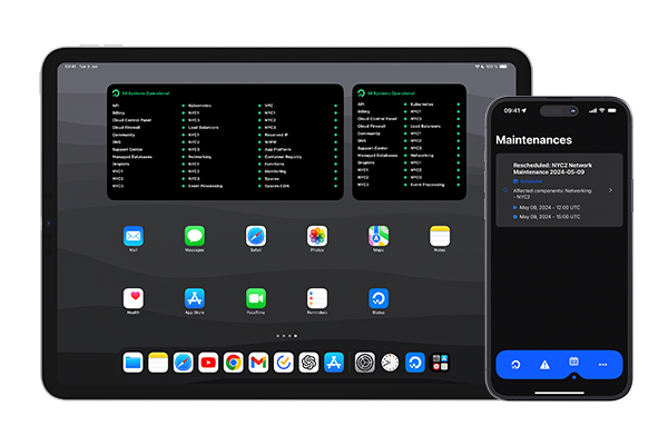 Status for DigitalOcean